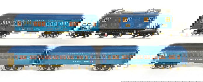 SCARCE BLUE 1927 AMERICAN FLYER STANDARD GAUGE PRESIDENT SPECIAL SET