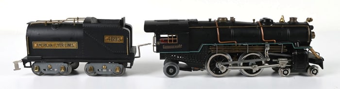 AMERICAN FLYER STANDARD GAUGE 5-PIPER & TENDER