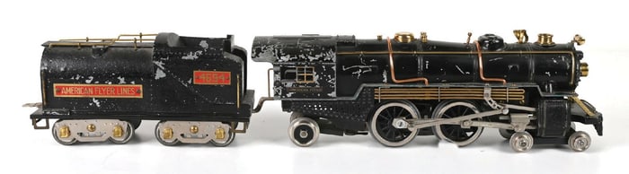 AMERICAN FLYER 5-PIPER W/ NO. 4694 TENDER