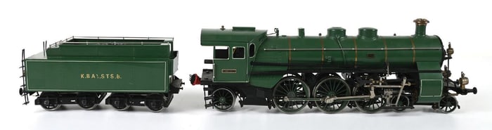 STANDARD GAUGE K.BAY.ST.SB EUROPEAN OUTLINE NO. 462 STEAM LOCOMOTIVE & TENDER