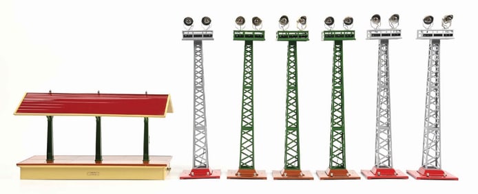 LOT OF 7: MTH ACCESSORIES