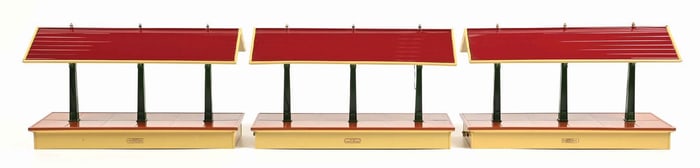 LOT OF 3: M.T.H. REPRODUCTION NO. 155 FREIGHT STATIONS