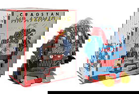 TIN LITHO BATTERY-OPERATED MR. CRAGSTAN MR. ATOMIC: Contemporary. Made by Tin Age Collection Osaka Tin Toy Institute. Tougher blue litho version, with original paperwork and unused original box. Slight edgewear to box. Condition: (Excellent). Dimension