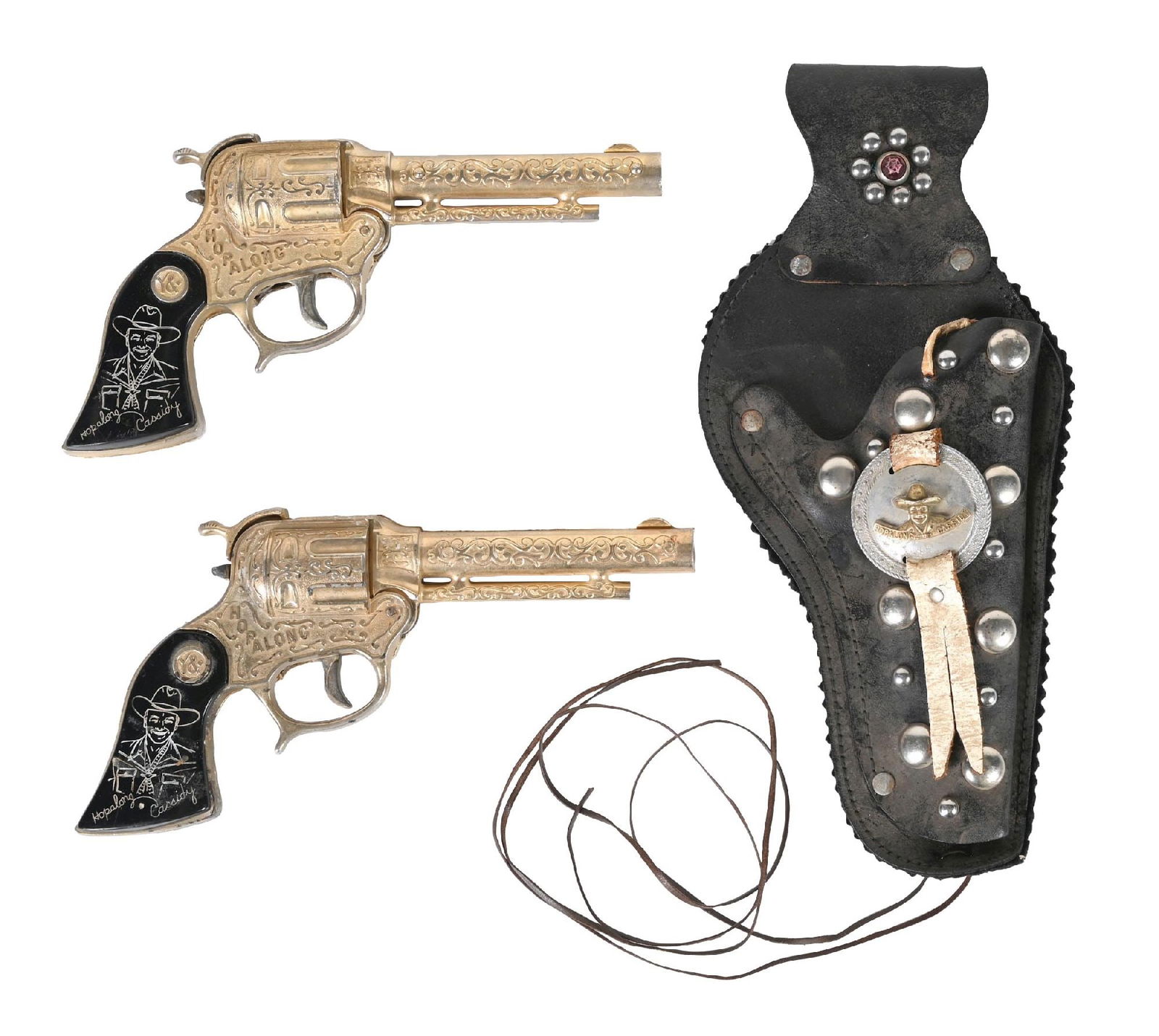 LOT OF 2: HOPPY VINTAGE CAP GUNS (1 of 2)