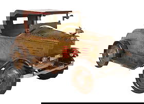 AMERICAN NATIONAL PACKARD: A rare toy. Scratches and paint chips throughout. Condition: (Good). Dimensions: 28" x 11" x 14".