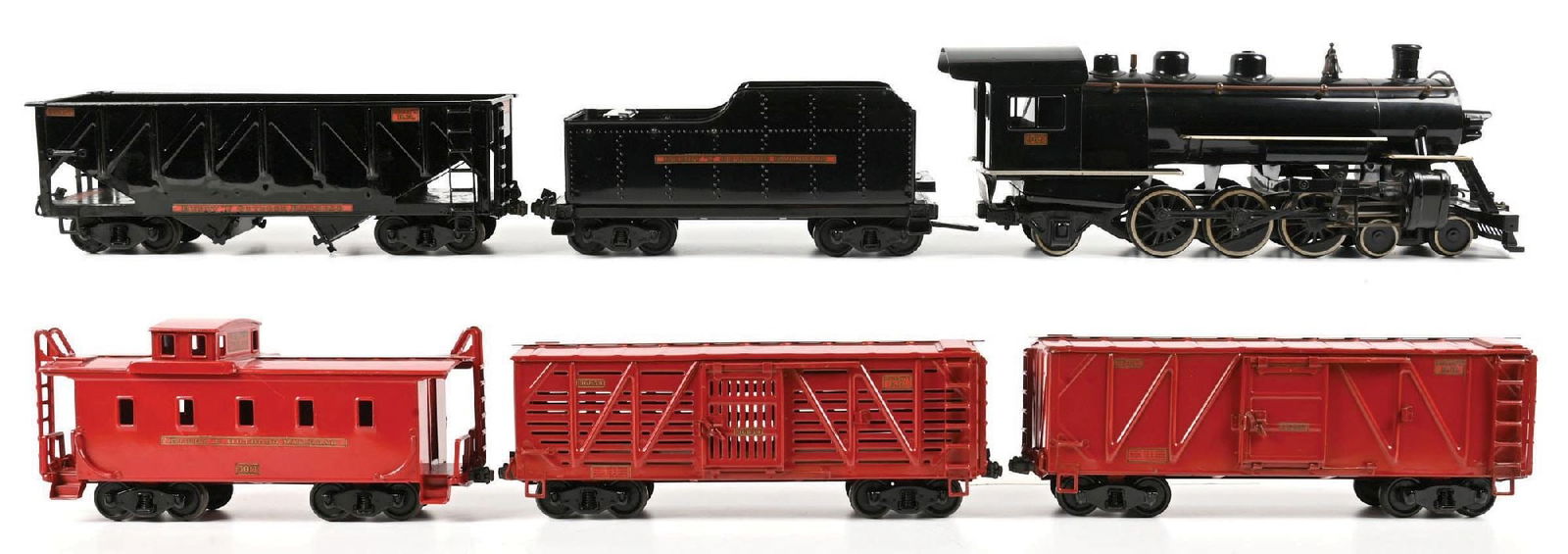 PRESSED STEEL BUDDY "L" FREIGHT TRAIN SET (1 of 4)