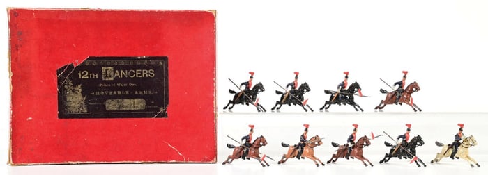 W. BRITAIN'S 12TH LANCERS PRINCE OF WALES OWN SET NO. 4