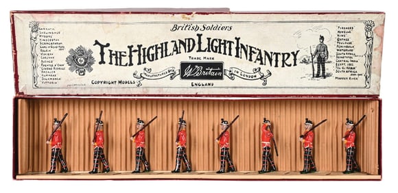 W. BRITAIN'S THE HIGHLAND LIGHT INFANTRY SET NO. 213