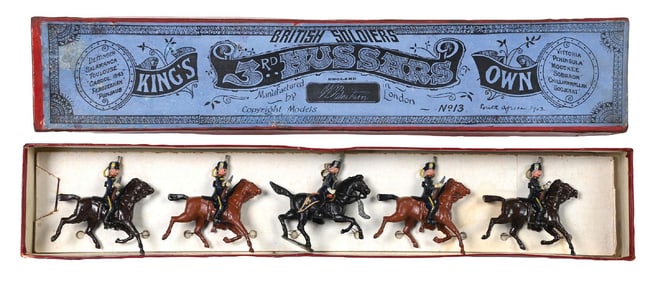 W. BRITAIN'S 3RD HUSSARS SET NO. 13
