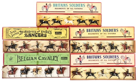 LOT OF 5: BRITAIN'S SETS NO. 47, 100, 190, 66, & 217