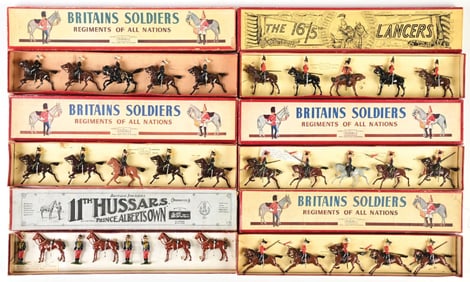 LOT OF 6: BRITAIN'S SETS NO. 182, 1631, 2075, 33, 2076, & 44