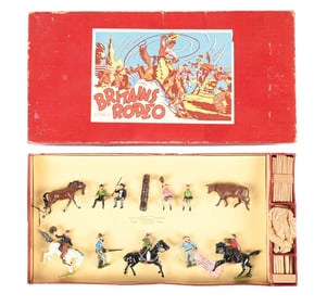 W. BRITAIN'S POST-WAR WILD WEST RODEO SET NO. 2043
