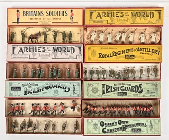 LOT OF 7: BRITAIN'S SETS NO. 1425, 1893, 1435, 124, 313, 114, & OTHERS