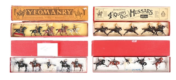W. BRITAIN'S CAVALRY SETS NO. 71, 159, 8, & 190