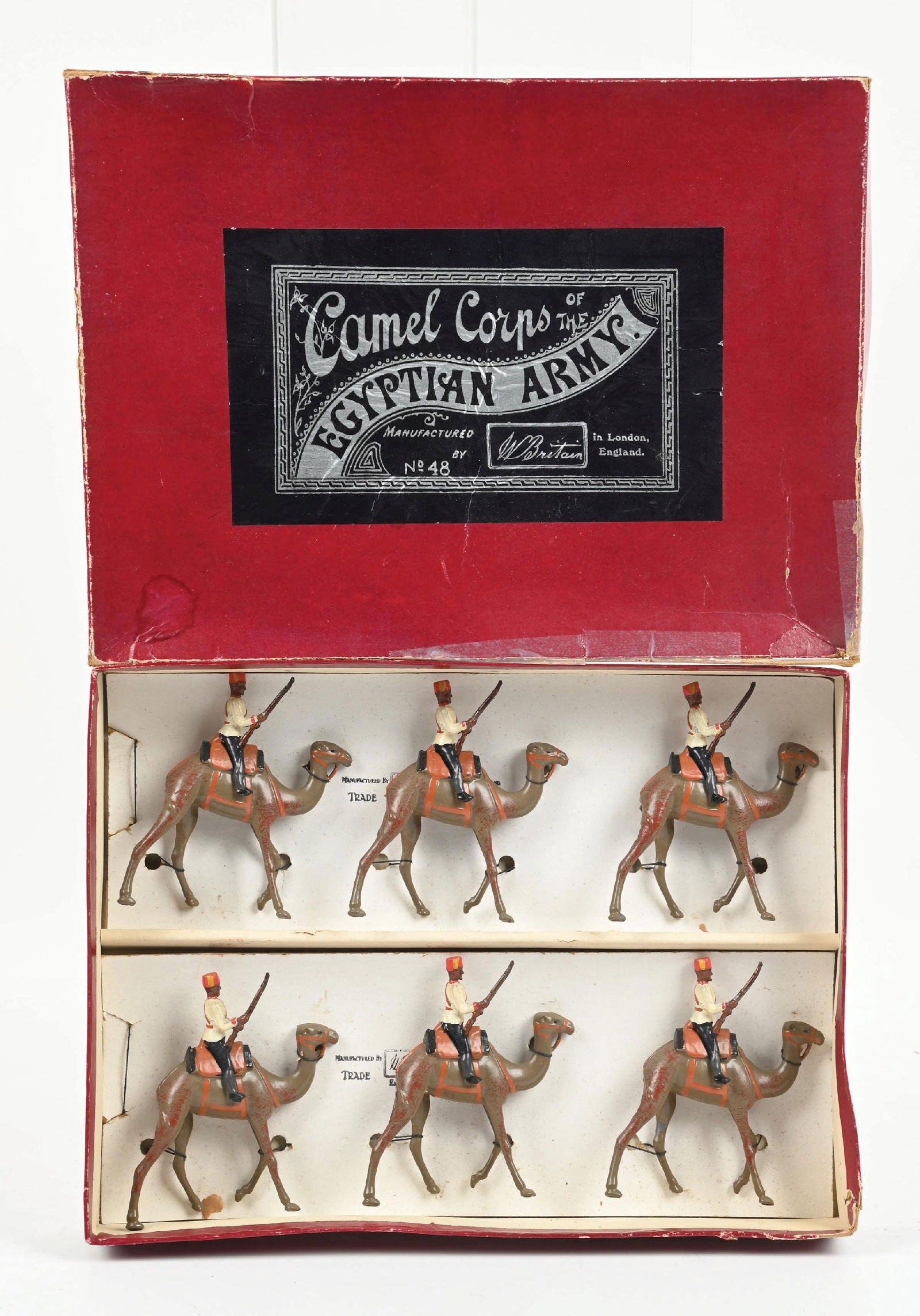 W. BRITAIN CAMEL CORPS OF EGYPTIAN ARMY SET NO. 48 (1 of 2)