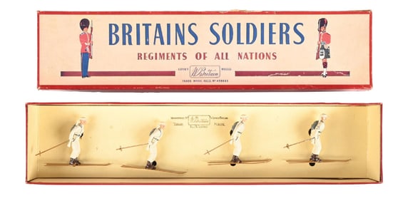 W. BRITAIN'S SKI TROOPS SET NO. 2017