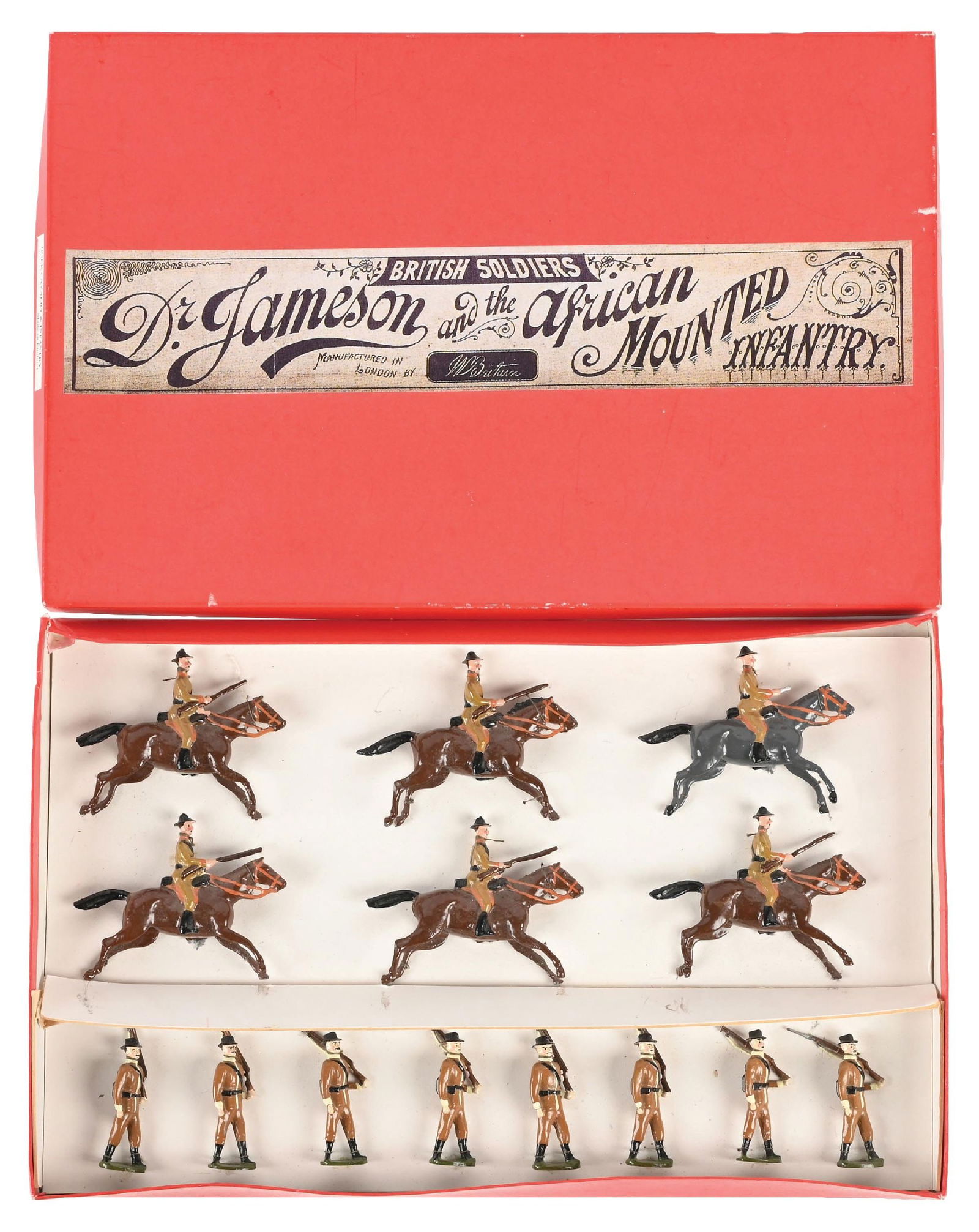 W. BRITAIN DR. JAMESON & THE AFRICAN MOUNTED INFANTRY (1 of 2)