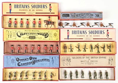 W. BRITAIN'S SETS NO. 198, 2078, 205, 114, & 1918