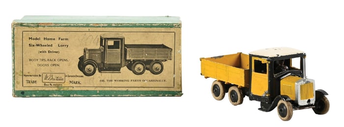 W. BRITAIN'S MODEL HOME FARM SIX-WHEELED LORRY SET NO. 60F