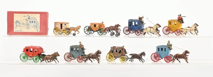 BRITISH HOLLOW CAST STAGECOACHES