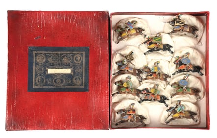 HEYDE 7CM MOUNTED KNIGHTS CHARGING