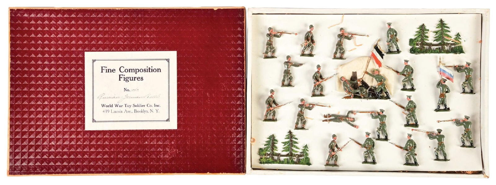 HEYDE/WORLD WAR TOY SOLDIER CO. RUSSIAN GERMAN BATTLE SET NO. 1040 (1 of 2)