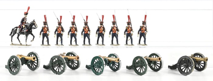 LUCOTTE FRENCH ARTILLERY FIGURE LOT