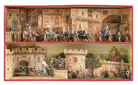 MIGNOT JOAN OF ARC 2-TIER DIORAMA