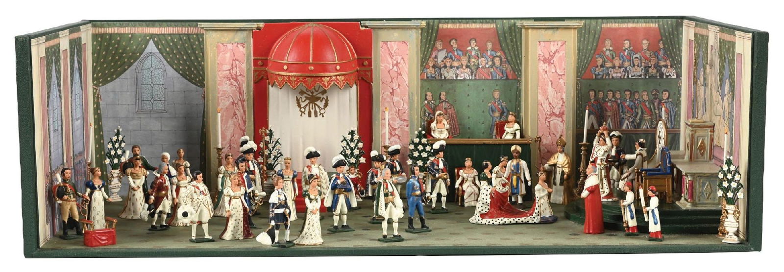 MIGNOT DIORAMA OF LOUIS DAVID PAINTING OF NAPOLEON'S CORONATION (1 of 3)