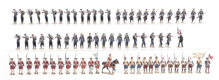 MIGNOT HENRY IV ENTERING PARIS SET & FRENCH MATELOTS IN ACTION