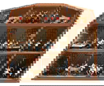 MIGNOT NAPOLEONIC CUIRASSIER BARRACKS DIORAMA