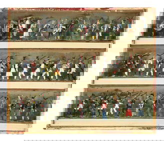 MIGNOT SALESMAN SAMPLE TOY SOLDIERS FROM ANCIENT TO MODERN