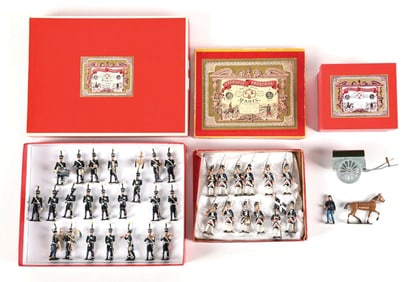 MIGNOT TOY SOLDIER SETS IN BOXES
