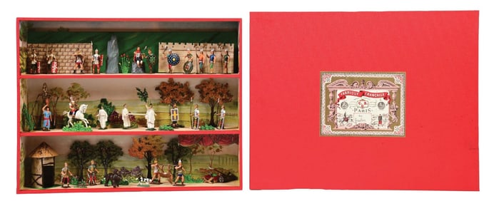 MIGNOT LES GAULOIS 3-TIER DIORAMA IN BOX