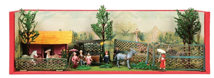 MIGNOT FRENCH ZOO SCENE IN BOX