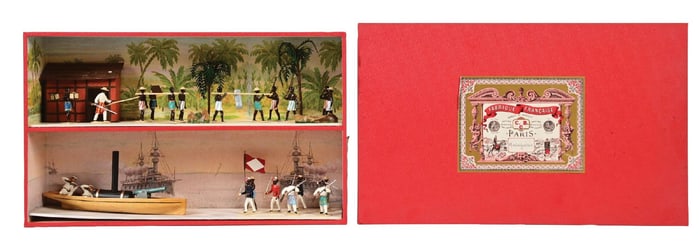 MIGNOT MADAGASCAN FIGURE SET IN BOX