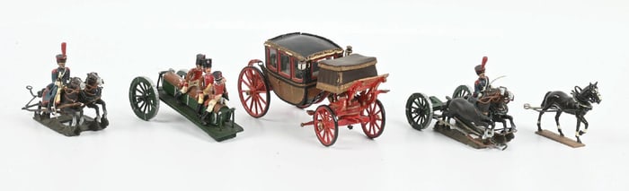MIGNOT WURST WAGON & INCOMPLETE CORONATION WAGON