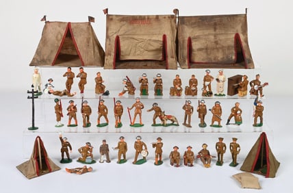 BARCLAY & MANOIL AMERICAN DIMESTORE MESS TENT DIORAMA