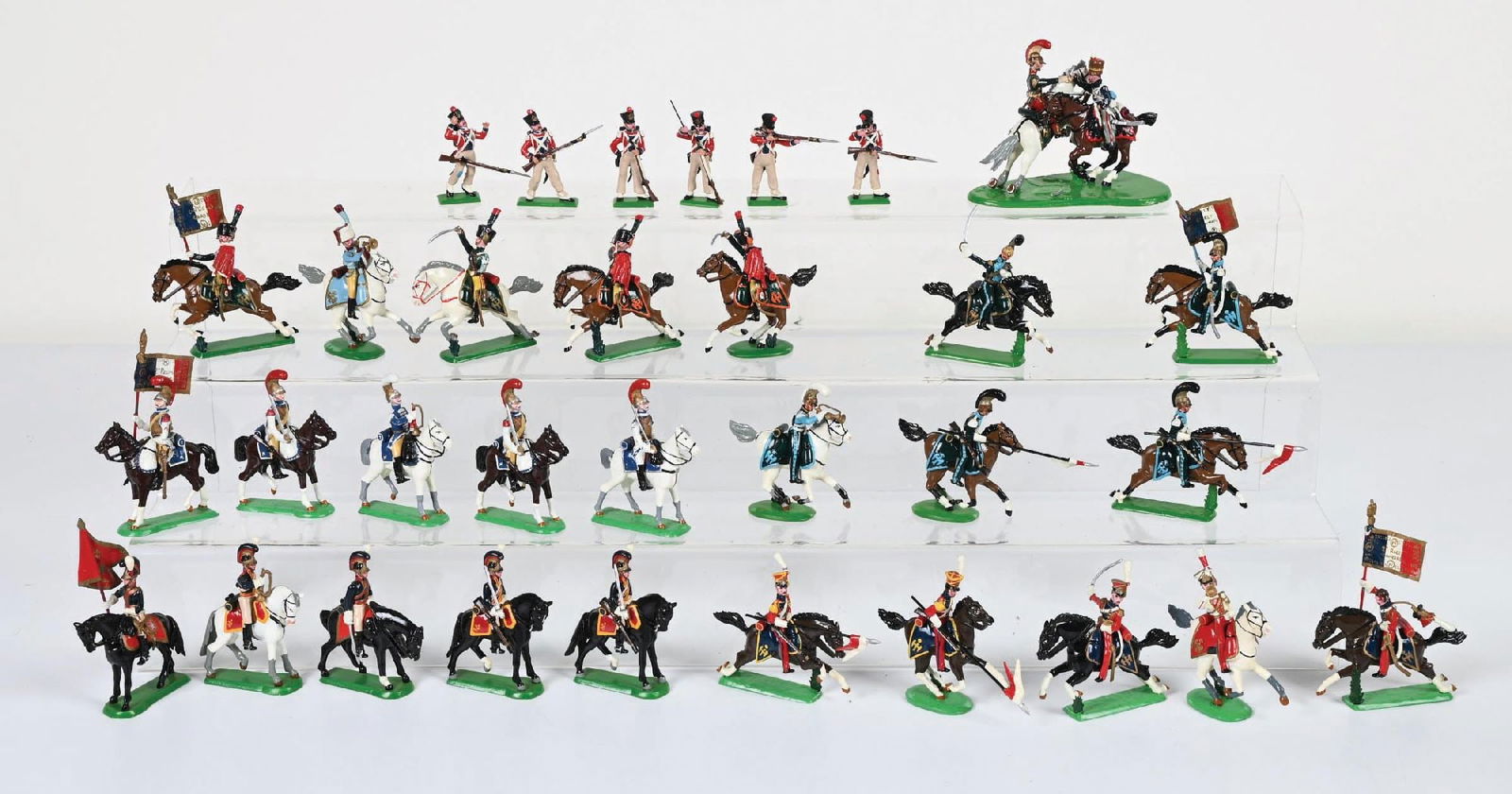MULBERRY MINIATURES NAPOLEONICS: Includes FN67 Line Volitgeurs, CQ2 15th Hussar vs. Colonel of the 6th, FN27 Regiment of the Carabiniers, FN 29, 2nd Dutch Lancers of the Guard at Waterloo, FN71 Chasserue a Cheval of the Imperial Guar