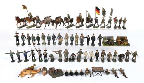 ELASTOLIN, LINEOL, CHAILU EUROPEAN COMPOSITION FIGURES