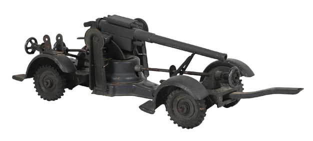 HAUSSER ELASTOLIN POST-WAR MOBILE 88 CANNON