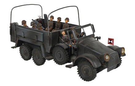 POST-WAR TROOP CARRIER CAMOFLAGE GREY GERMAN CLOCKWORK