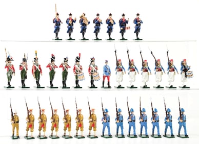 BEAU GESTE TOY SOLDIER SETS NO. 103, 102, 84, 172, & 163 IN BOXES