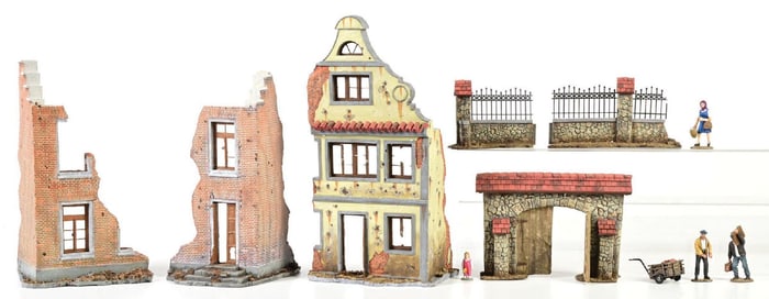 LOT OF 4: FIGARTI BUILDING FACADES