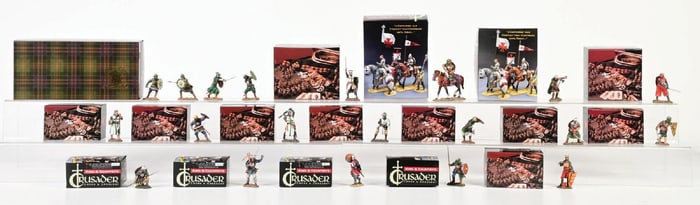 LARGE LOT OF KING & COUNTRY CRUSADERS IN ORIGINAL BOXES