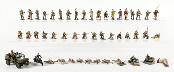 LARGE LOT OF KING & COUNTRY WWII FIGURES
