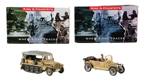 KING & COUNTRY AL056 & AK097 VEHICLES IN ORIGINAL BOXES