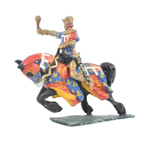 COURTENAY-PING EDWARD THE BLACK PRINCE, MOUNTED W/MACE