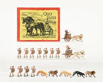 JOHILL CO. METRO-GOLDWYN MAYER QUO VADIS SINGLE CHARIOT IN BOX W/ ADDITIONAL LOOSE CHARIOT