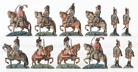 CHROMOLITHOGRAPHED PAPER SOLDIERS